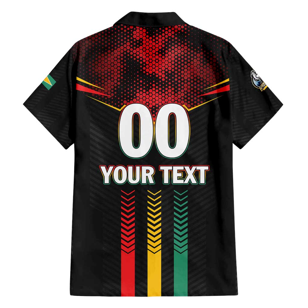 Custom Cricket Guyana Harpy Eagles Family Matching Puletasi and Hawaiian Shirt Let's Go Guyana