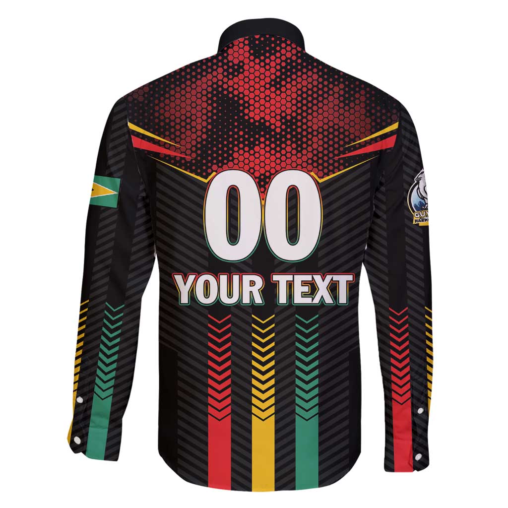 Custom Cricket Guyana Harpy Eagles Family Matching Puletasi and Hawaiian Shirt Let's Go Guyana