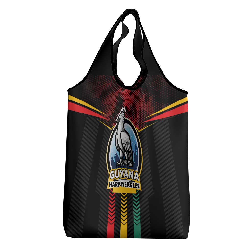 Cricket Guyana Harpy Eagles Grocery Bag Let's Go Guyana
