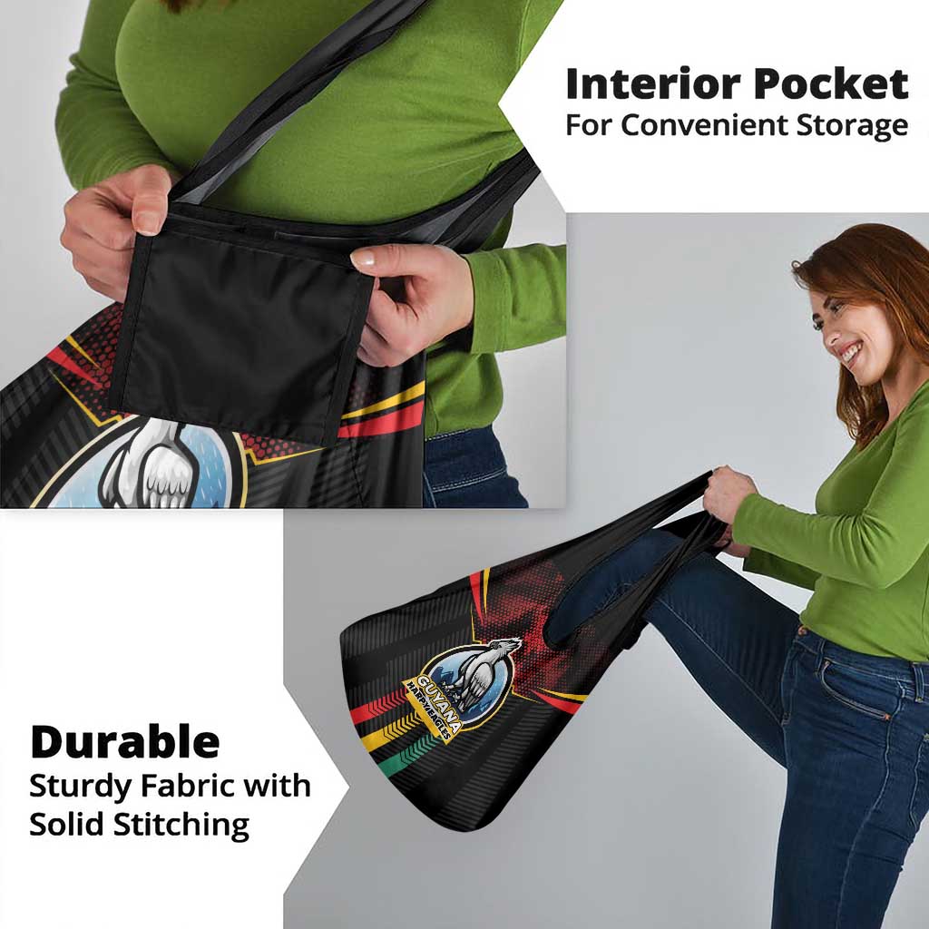 Cricket Guyana Harpy Eagles Grocery Bag Let's Go Guyana