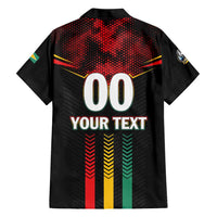 Custom Cricket Guyana Harpy Eagles Hawaiian Shirt Let's Go Guyana