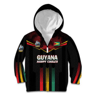 Custom Cricket Guyana Harpy Eagles Kid Hoodie Let's Go Guyana