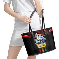 Cricket Guyana Harpy Eagles Leather Tote Bag Let's Go Guyana