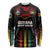Custom Cricket Guyana Harpy Eagles Long Sleeve Shirt Let's Go Guyana