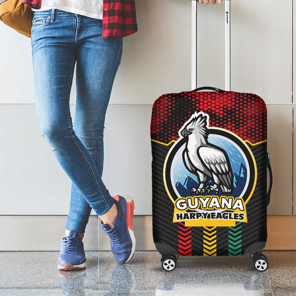 Cricket Guyana Harpy Eagles Luggage Cover Let's Go Guyana