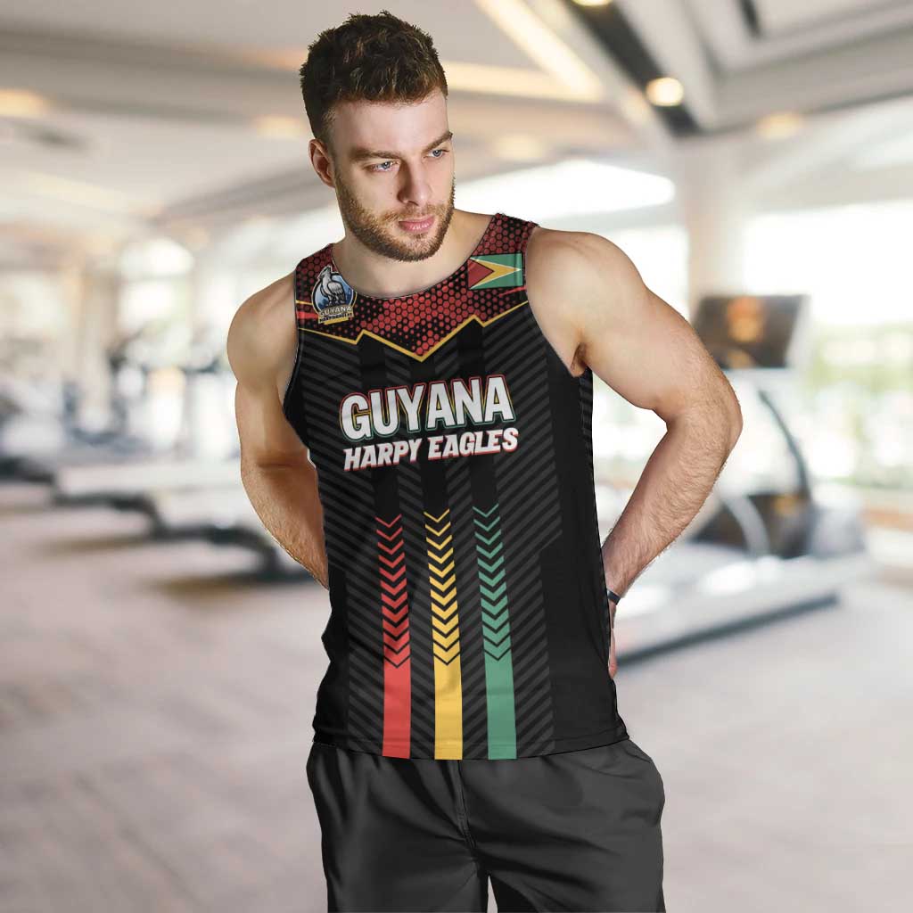 Custom Cricket Guyana Harpy Eagles Men Tank Top Let's Go Guyana