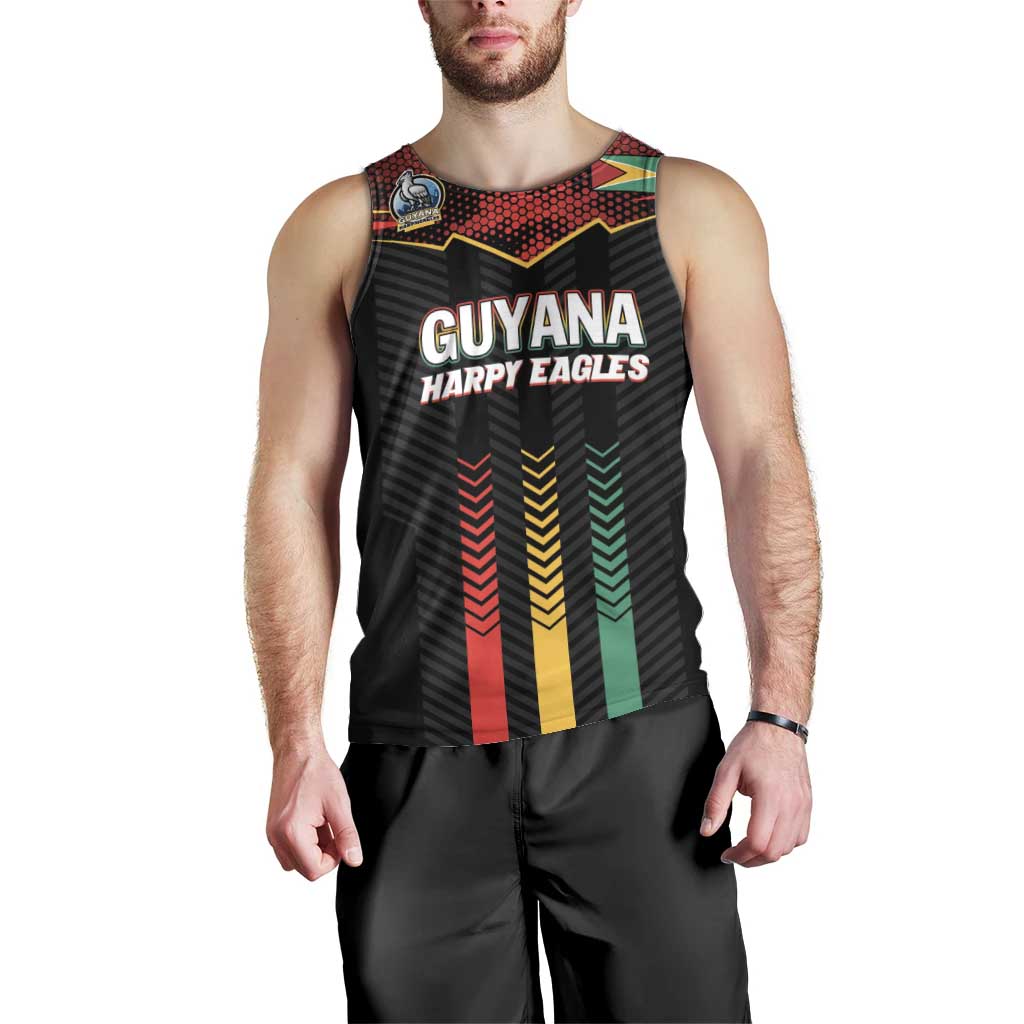 Custom Cricket Guyana Harpy Eagles Men Tank Top Let's Go Guyana