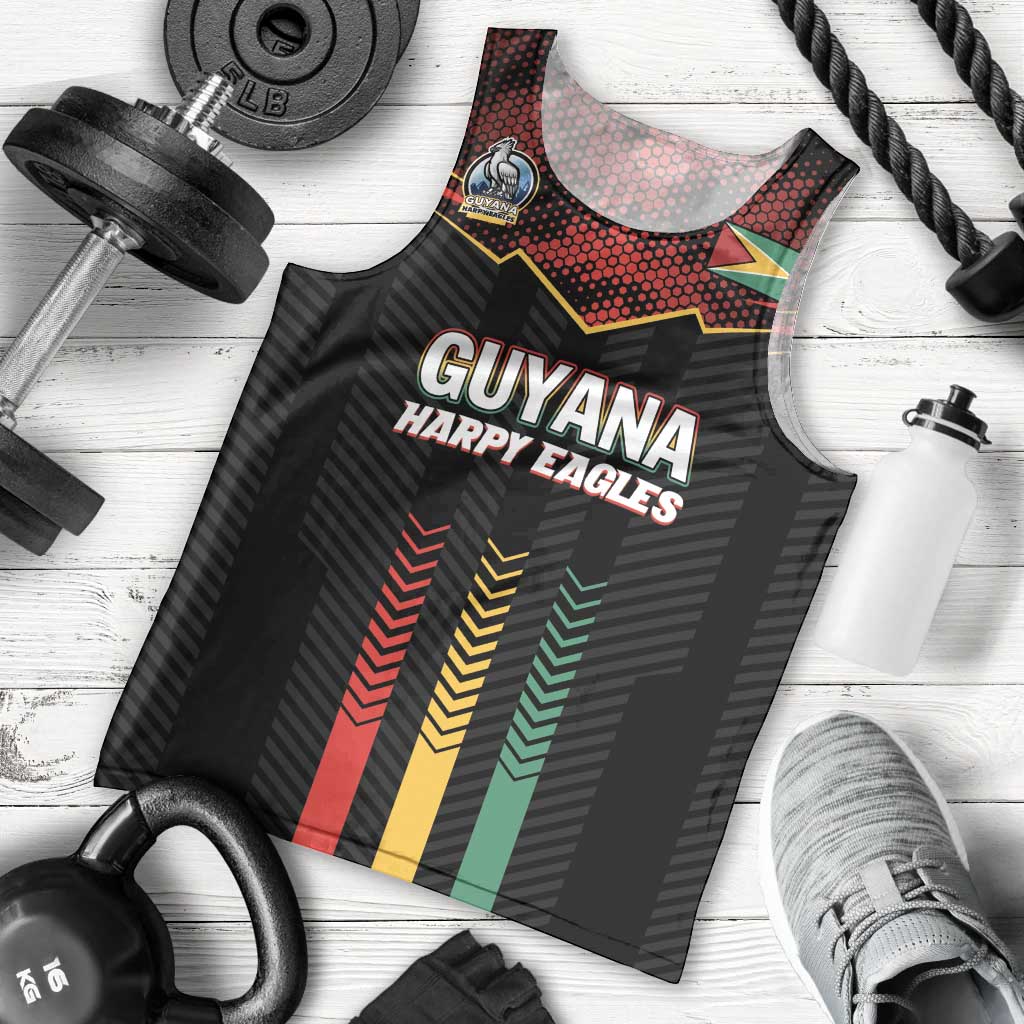 Custom Cricket Guyana Harpy Eagles Men Tank Top Let's Go Guyana