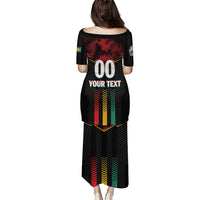 Custom Cricket Guyana Harpy Eagles Puletasi Let's Go Guyana