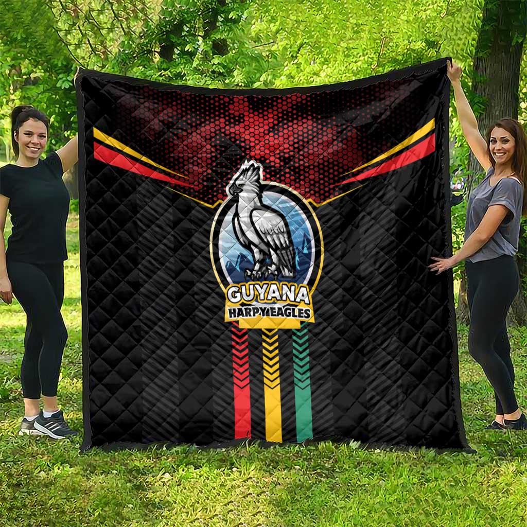 Cricket Guyana Harpy Eagles Quilt Let's Go Guyana