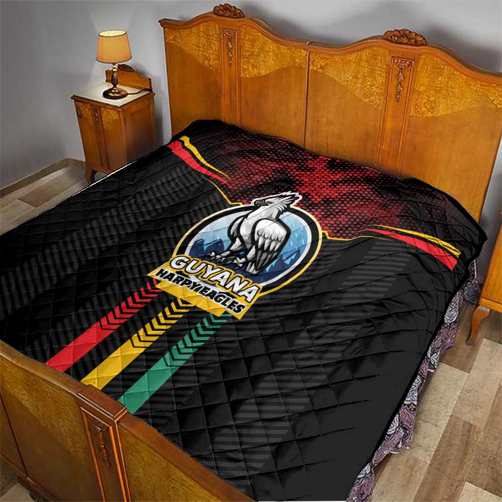 Cricket Guyana Harpy Eagles Quilt Let's Go Guyana