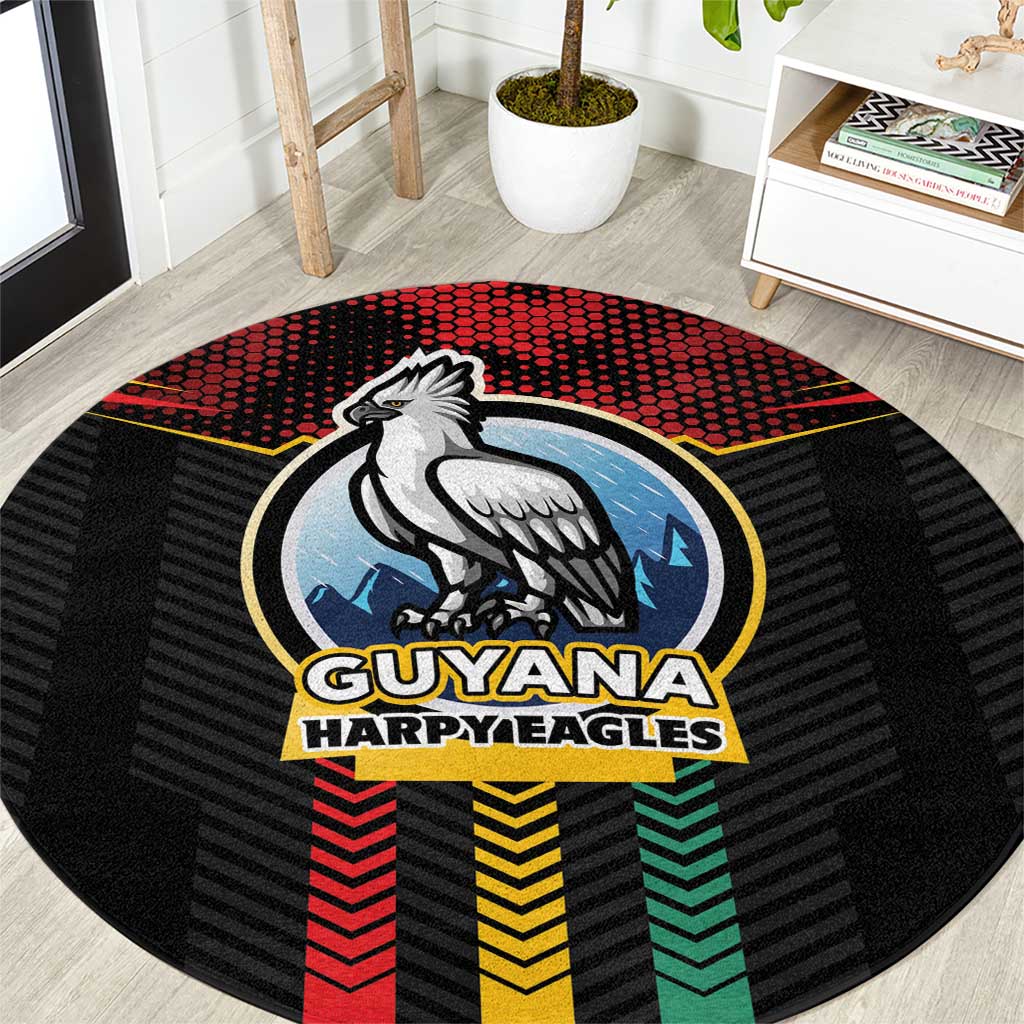 Cricket Guyana Harpy Eagles Round Carpet Let's Go Guyana
