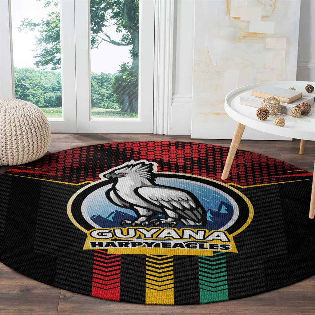 Cricket Guyana Harpy Eagles Round Carpet Let's Go Guyana