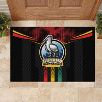 Cricket Guyana Harpy Eagles Rubber Doormat Let's Go Guyana