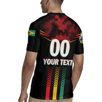 Custom Cricket Guyana Harpy Eagles Rugby Jersey Let's Go Guyana