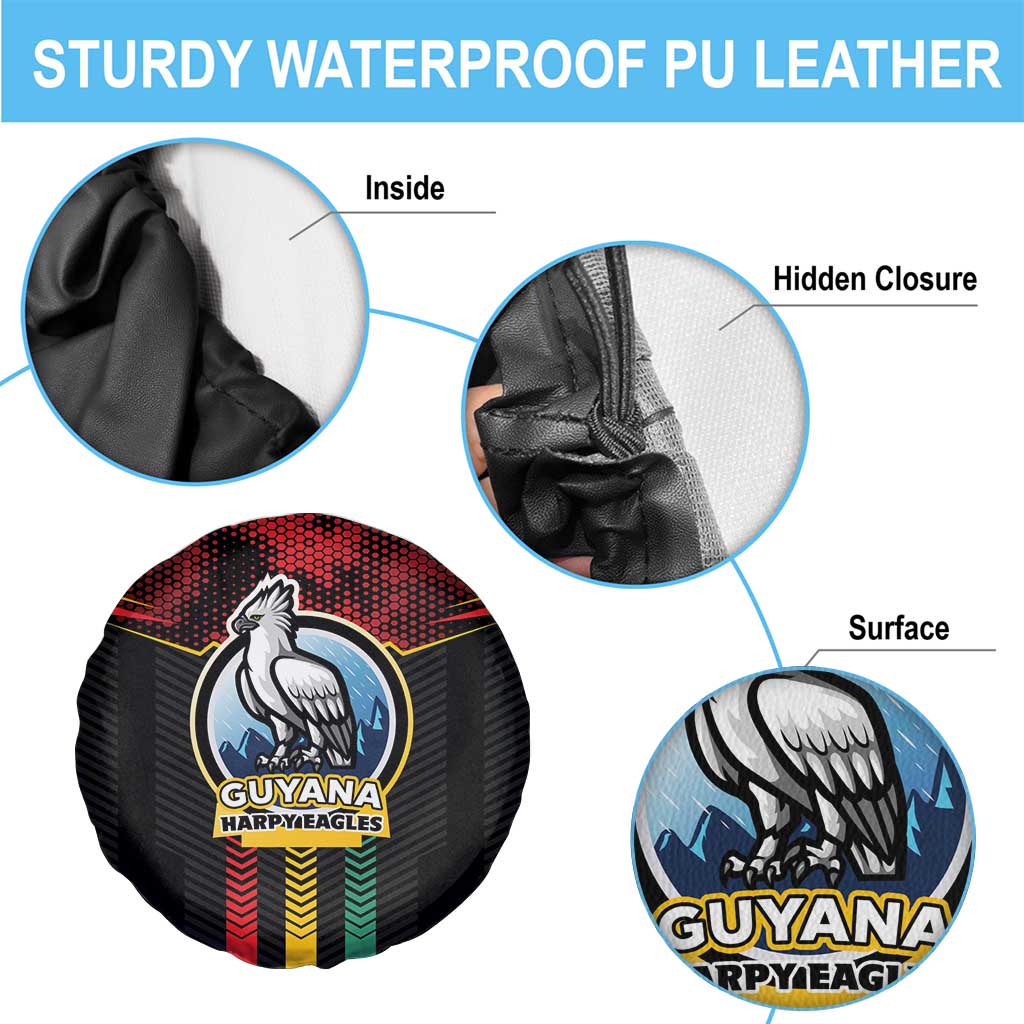 Cricket Guyana Harpy Eagles Spare Tire Cover Let's Go Guyana