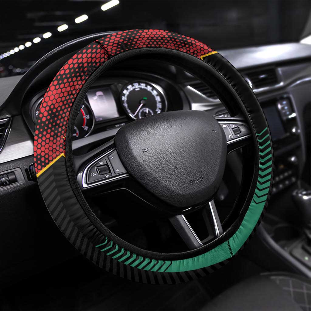 Cricket Guyana Harpy Eagles Steering Wheel Cover Let's Go Guyana