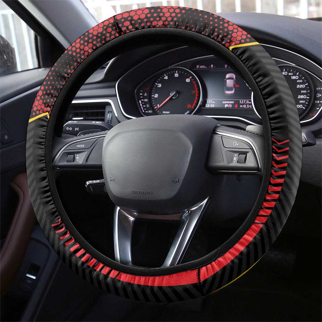 Cricket Guyana Harpy Eagles Steering Wheel Cover Let's Go Guyana