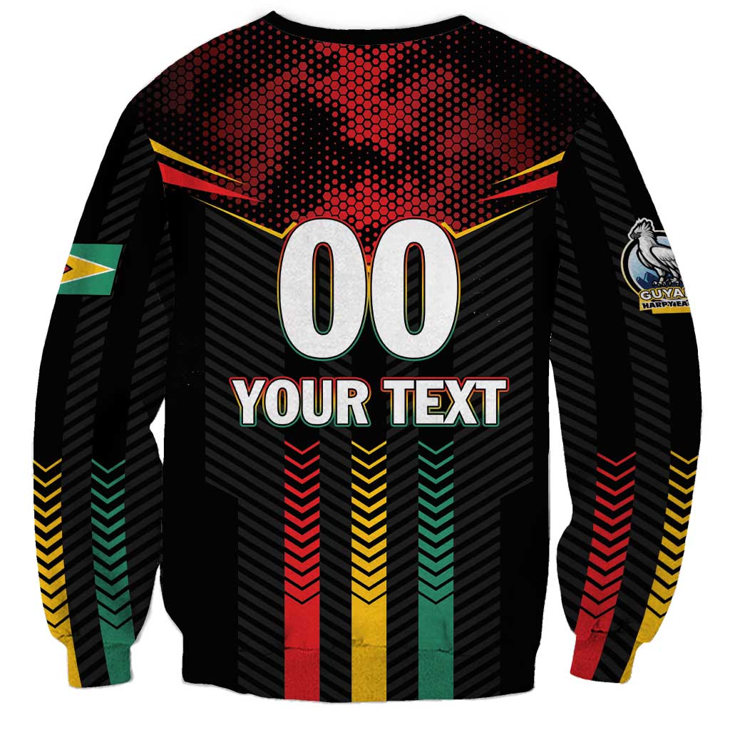 Custom Cricket Guyana Harpy Eagles Sweatshirt Let's Go Guyana