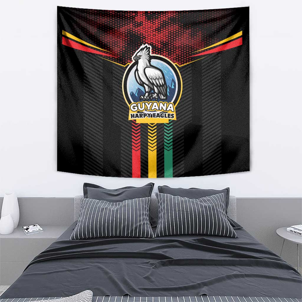 Cricket Guyana Harpy Eagles Tapestry Let's Go Guyana