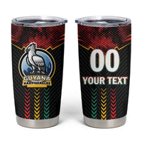 Custom Cricket Guyana Harpy Eagles Tumbler Cup Let's Go Guyana