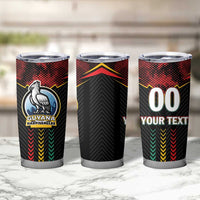 Custom Cricket Guyana Harpy Eagles Tumbler Cup Let's Go Guyana