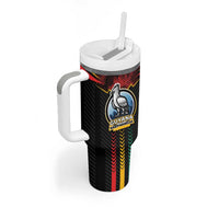 Custom Cricket Guyana Harpy Eagles Tumbler With Handle Let's Go Guyana