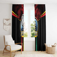 Cricket Guyana Harpy Eagles Window Curtain Let's Go Guyana