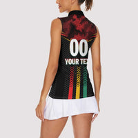 Custom Cricket Guyana Harpy Eagles Women Sleeveless Polo Shirt Let's Go Guyana