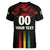 Custom Cricket Guyana Harpy Eagles Women V-Neck T-Shirt Let's Go Guyana