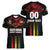 Custom Cricket Guyana Harpy Eagles Women V-Neck T-Shirt Let's Go Guyana