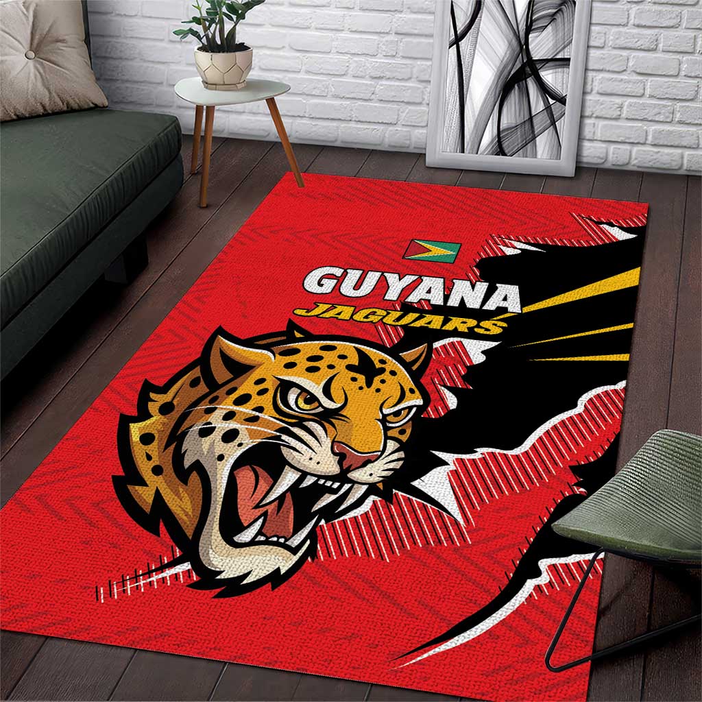 Cricket Guyana Jaguars Area Rug Go Champion