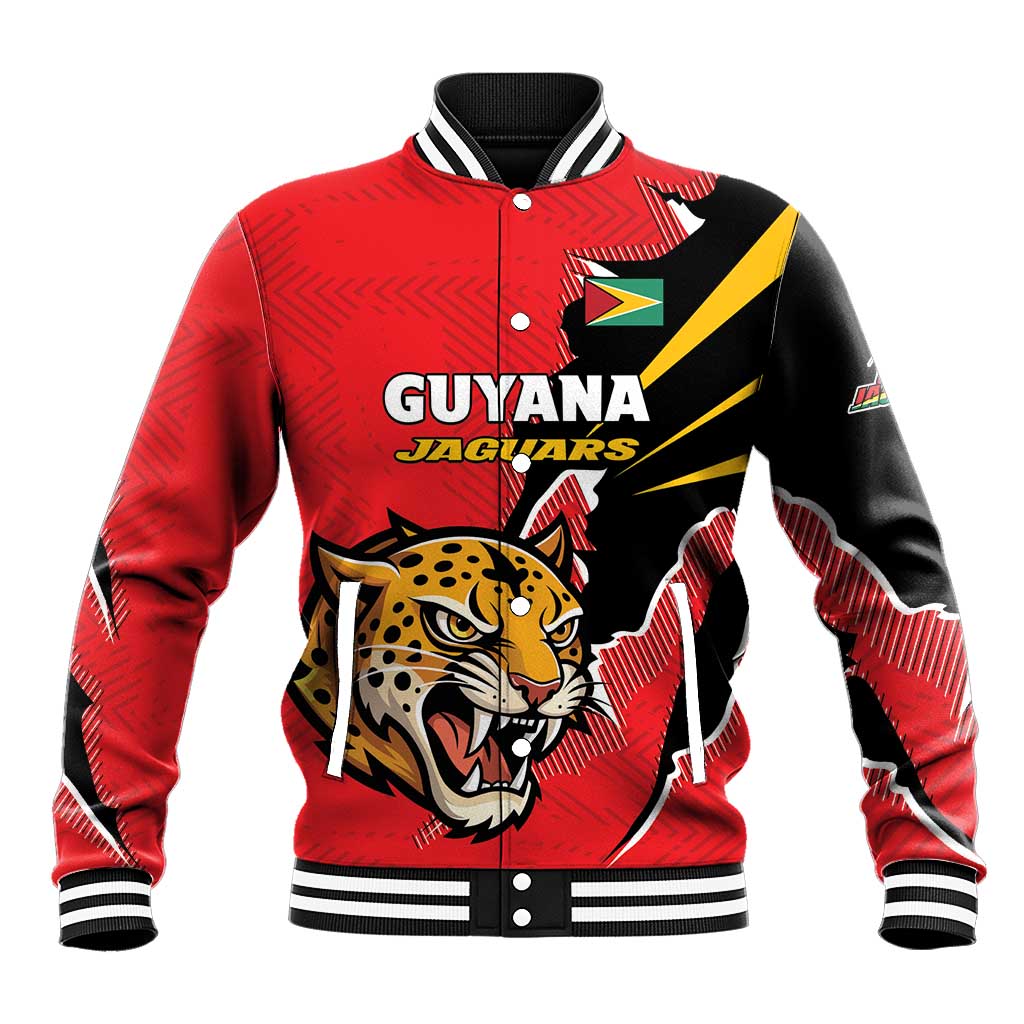 Custom Cricket Guyana Jaguars Baseball Jacket Go Champion