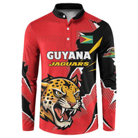 Custom Cricket Guyana Jaguars Button Sweatshirt Go Champion