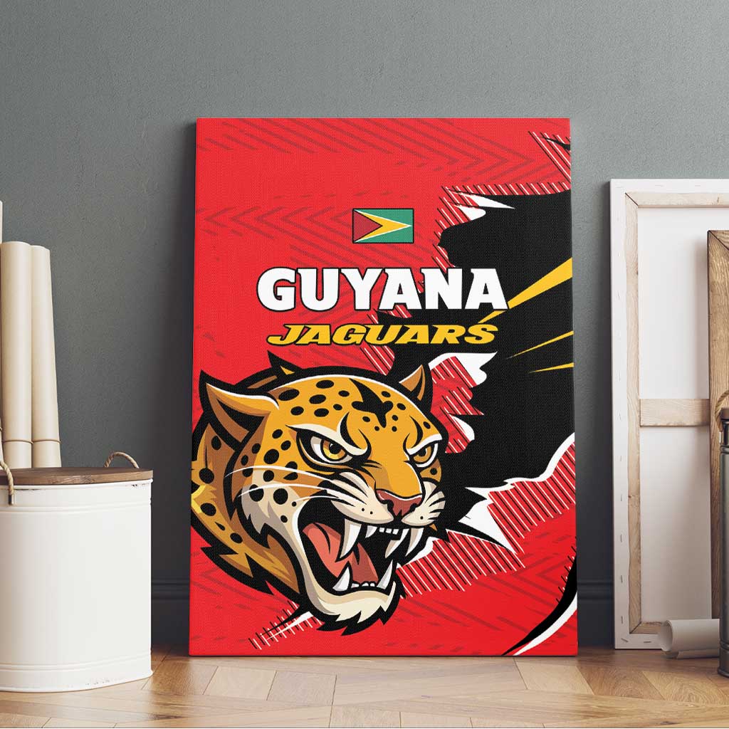 Cricket Guyana Jaguars Canvas Wall Art Go Champion