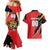 Custom Cricket Guyana Jaguars Couples Matching Mermaid Dress and Hawaiian Shirt Go Champion