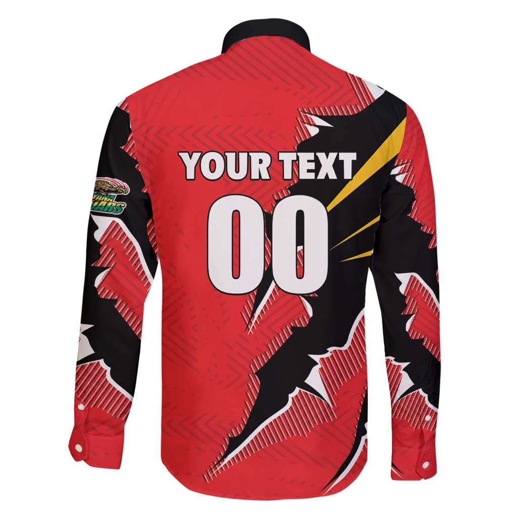 Custom Cricket Guyana Jaguars Family Matching Off Shoulder Maxi Dress and Hawaiian Shirt Go Champion