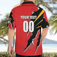 Custom Cricket Guyana Jaguars Hawaiian Shirt Go Champion