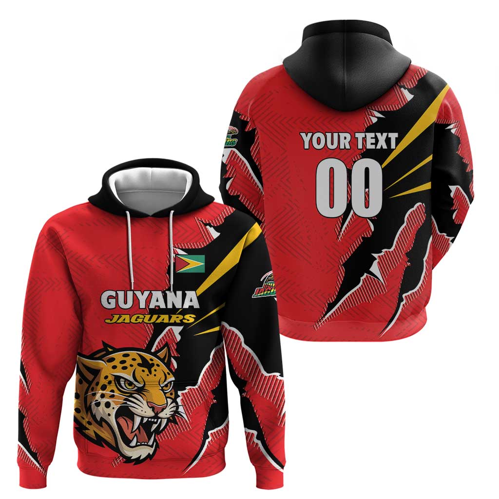 Custom Cricket Guyana Jaguars Hoodie Go Champion