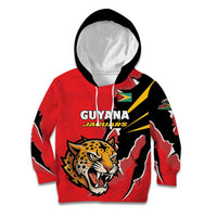 Custom Cricket Guyana Jaguars Kid Hoodie Go Champion