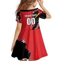 Custom Cricket Guyana Jaguars Kid Short Sleeve Dress Go Champion