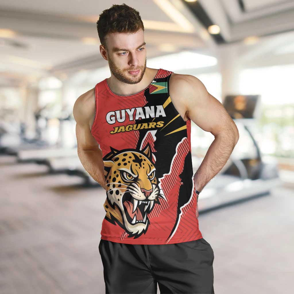 Custom Cricket Guyana Jaguars Men Tank Top Go Champion