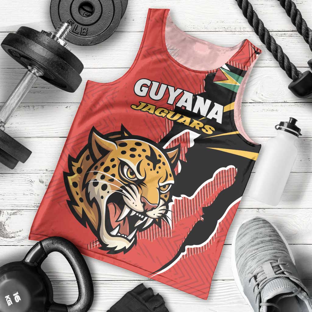 Custom Cricket Guyana Jaguars Men Tank Top Go Champion
