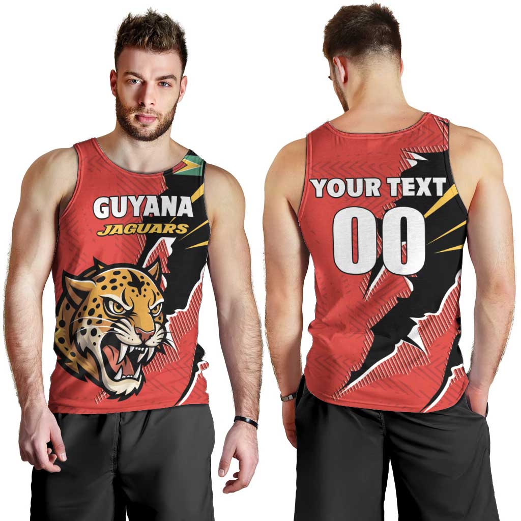 Custom Cricket Guyana Jaguars Men Tank Top Go Champion