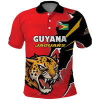 Custom Cricket Guyana Jaguars Polo Shirt Go Champion