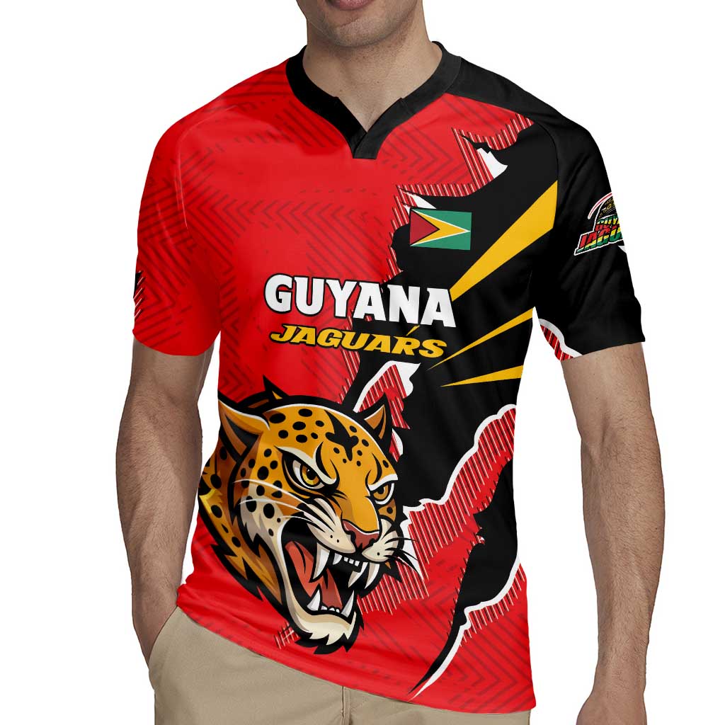 Custom Cricket Guyana Jaguars Rugby Jersey Go Champion