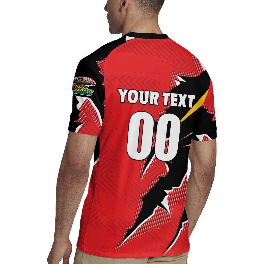 Custom Cricket Guyana Jaguars Rugby Jersey Go Champion