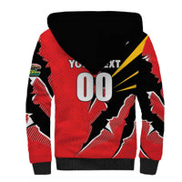 Custom Cricket Guyana Jaguars Sherpa Hoodie Go Champion