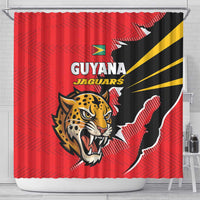 Cricket Guyana Jaguars Shower Curtain Go Champion