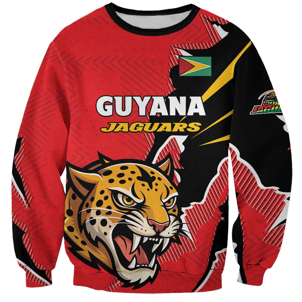 Custom Cricket Guyana Jaguars Sweatshirt Go Champion